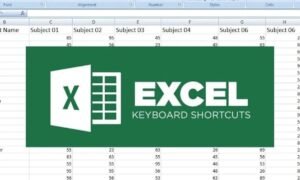 shortcut microsoft excel 