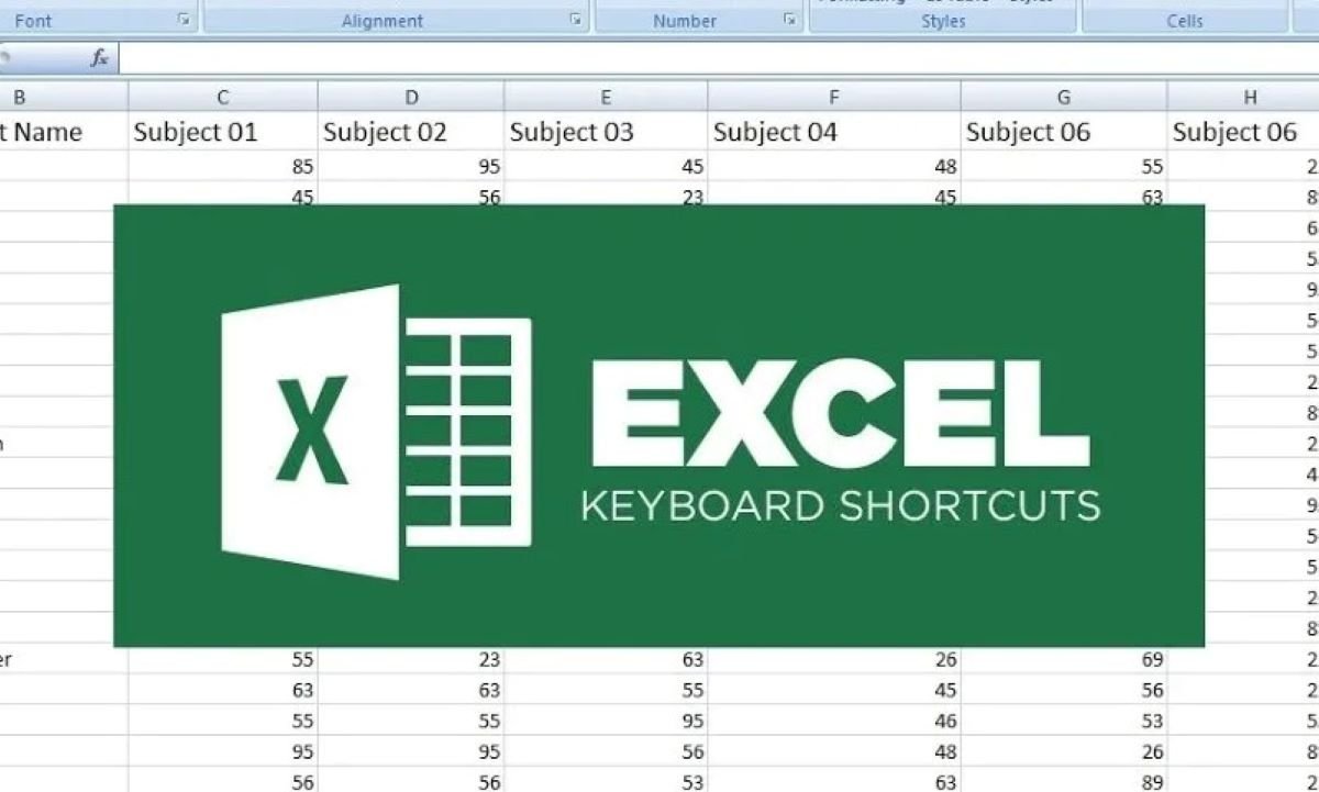 shortcut microsoft excel